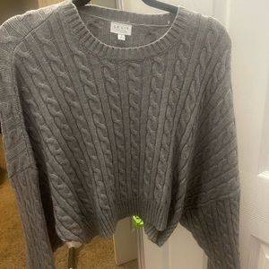 New, never worn, no tags -Cropped sweater